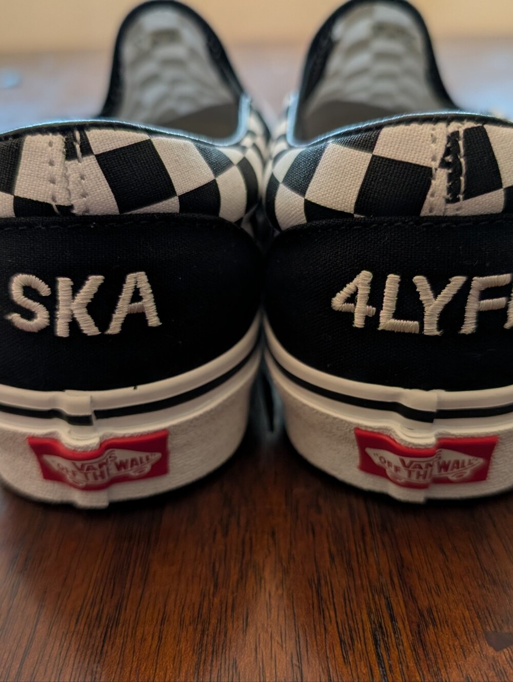 Vans Men's Custom Classic Slip-On Size 9 1/2 M - Picture 3 of 4